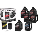 Maxima V-twin 20W50 4 Stroke Full Change Synthetic Oil Kit 90-119016PB New. Price: $107.99.