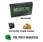 Yamaha Tdm 850 1991-1996 Hiflo Oil Air Filter Spark Plugs Service Kit New. Price: $56.34.